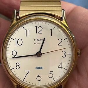 Vintage Timex quartz watch with Speidel Twist O Flex band
